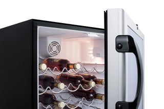 Summit SWC6GBLADA 24" Wide ADA Compliant 36-Bottle Commercial Freestanding Beverage Cellar, 5.5 cu.ft. 