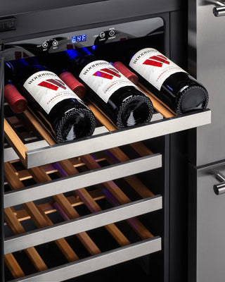 Summit SWCDAR36UC 36" Wide Combination Beverage Cellar and 2-Drawer Refrigerator
