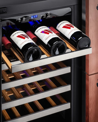 Summit SWCDAR36UCPNR 36" Wide Panel-Ready Combination Beverage Cellar and 2-Drawer Refrigerator