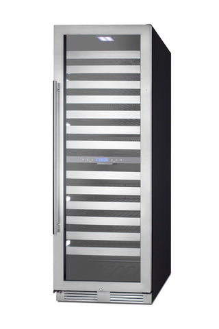 Summit SWCP2163 24" Wide Dual-Zone 163-Bottle Beverage Cellar, Luxury Design