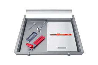 Summit TD24SD 24" Wide Shallow-Depth Slide-Out Storage Drawer (Stainless Steel)