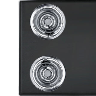 Summit TEL05 30" Wide 4-Burner Electric Coil Cooktop in Black, Made in the USA