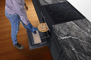 Summit TEM665BW 24" Wide Induction Range in Stainless Steel, Made in the USA