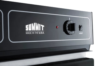 Summit TEM715DK 24" Wide 115V Electric Wall Oven, Black, Made in the USA