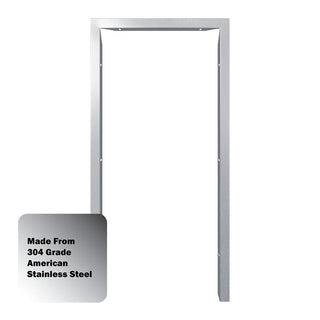 Summit TK1636 Stainless Steel Trim Kit for 15" Wide Outdoor Undercounter Units