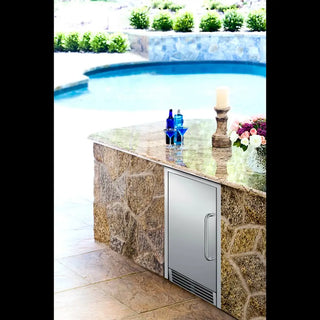 Summit TK1636 Stainless Steel Trim Kit for 15" Wide Outdoor Undercounter Units