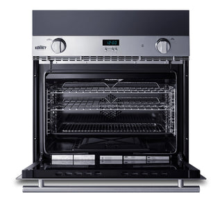 Summit TKSGWO27B 27" Wall Oven Filler Trim Kit in Matte Black