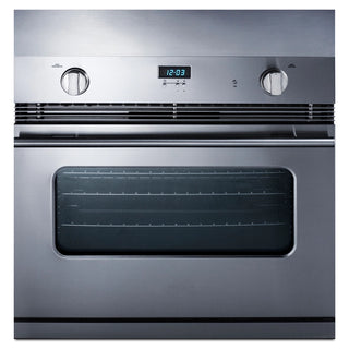 Summit TKSGWO30 30" Wall Oven Filler Trim Kit in Stainless Steel