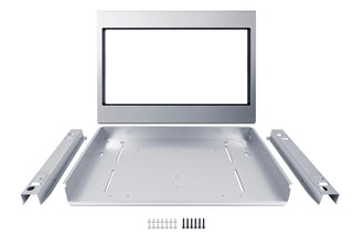 Summit TKSM27 27" Built-In Microwave Trim Kit in Stainless Steel