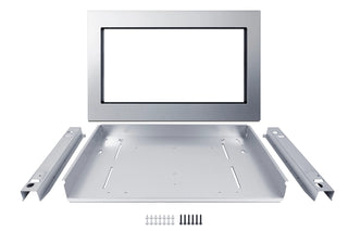 Summit TKSM30 30" Built-In Microwave Trim Kit in Stainless Steel