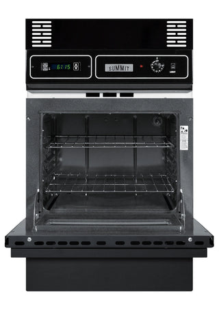 Summit TKW700 24" Wall Oven Height Extension Trim Kit in Black