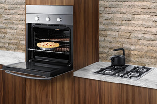 Summit TKWO24 filler trim with a built-in wall oven in a kitchen