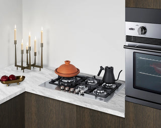 Summit TKWO36B 36" Wall Oven Filler Trim Kit in Matte Black