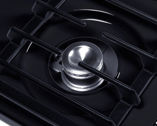 Summit TNL03IP 24" 4-Burner Gas Cooktop with Battery Start Ignition in Black