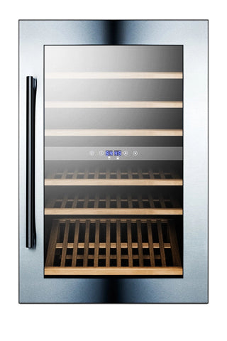 Summit VC60D 24" Wide 51-Bottle Integrated Built-In Dual Zone Beverage Cellar