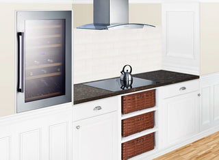 Summit VC60D 24" Wide 51-Bottle Integrated Built-In Dual Zone Beverage Cellar