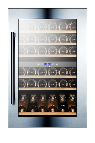 Summit VC60D 24" Wide 51-Bottle Integrated Built-In Dual Zone Beverage Cellar
