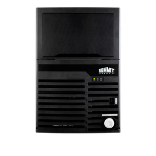 Summit BIM100ADA 20-inch ADA-compliant commercial ice machine front closed door view on a white background