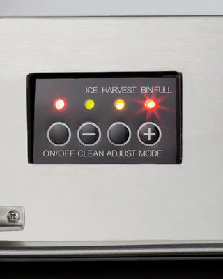 Summit Appliance BIM44GCSSADA Medical Equipment interior detail view with glass shelves