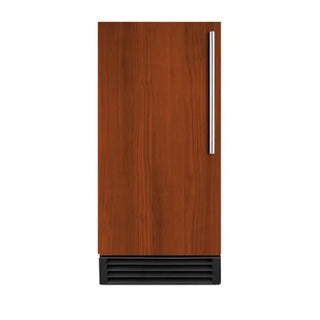 Summit BIM44GIFADA 15-inch ADA-compliant built-in clear icemaker side view on a white background