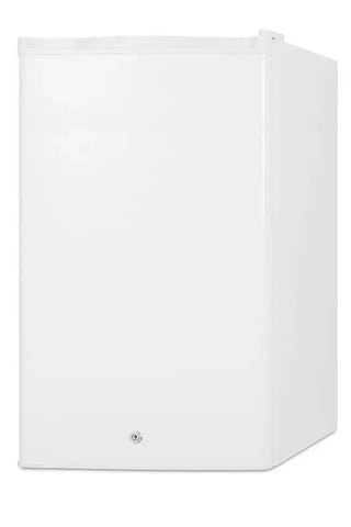 Summit FF31L7 compact NSF-7 medical refrigerator 2.5 cu.ft. angle view on a white background
