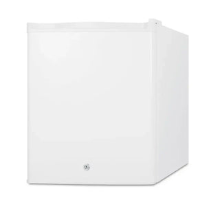 Summit FFAR25L7BI compact built-in medical refrigerator angle view on a white background