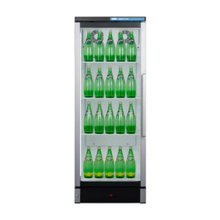 Summit Appliance SCR1154LHD Medical Refrigerator full opposite side view on white background