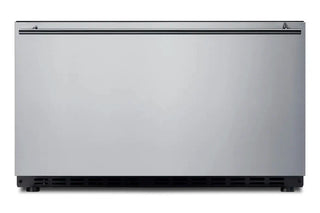 Summit SDR30 30" refrigerator drawer 2.54 cu.ft. NSF-7 white front view on a white background
