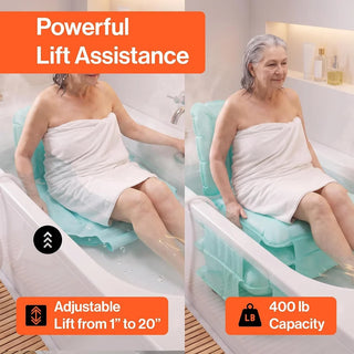 SuperHandy GUT194-FBA Portable Inflatable Bath Lift Cushion for Seniors