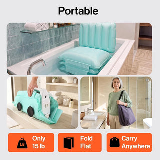 SuperHandy GUT194-FBA Portable Inflatable Bath Lift Cushion for Seniors