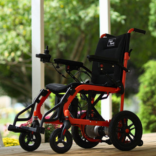 SuperHandy GUT155-FBA GoRide Electric Wheelchair - 24V 6Ah Battery, 220Lbs Max Weight