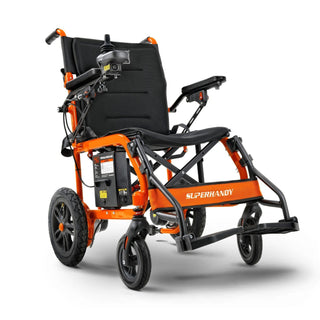 SuperHandy GUT155-FBA GoRide Electric Wheelchair - 24V 6Ah Battery, 220Lbs Max Weight