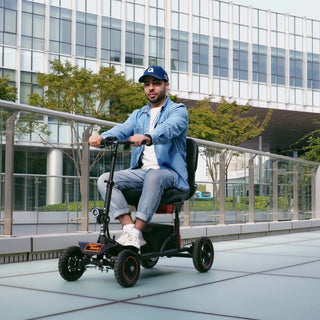 SuperHandy GUT161-FBA Explorer Mobility Scooter - Heavy-Duty Design, 48V 2Ah Battery