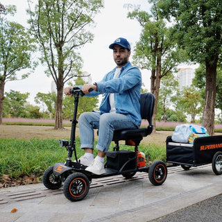 SuperHandy GUT161-FBA Explorer Mobility Scooter - Heavy-Duty Design, 48V 2Ah Battery