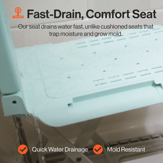 SuperHandy GUT170-FBA GoRise LT Portable Floor Lift - Lightweight (19lbs), Lift up to 330 Lbs, IP68 Waterproof