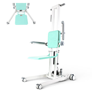 SuperHandy GUT201-FBA Transfer Floor Lift for Elderly and Disabled, 500 lb Capacity Sit-to-Stand and Floor-to-Chair Lift