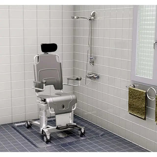 TR Equipment  TR 1000 Battery Operated Shower Chair Options, Factory Mounted