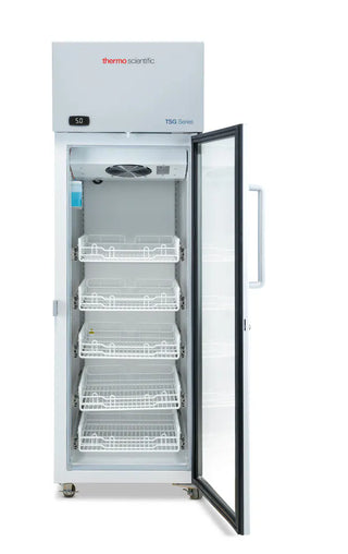 Thermo Scientific TSG1205PA 12 cu.ft. Single Glass Swing Door Upright Pharmaceutical Refrigerator with Automatic Defrost