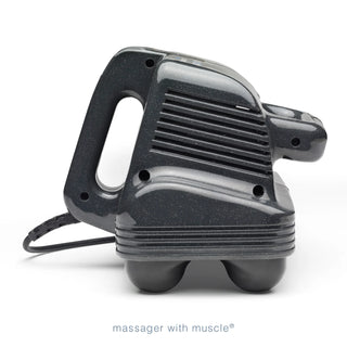 Thumper Maxi Pro 1007NA professional percussion massager with eight massage spheres in a gray speckled finish.