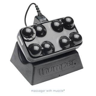Thumper Maxi Pro 1007NA professional percussion massager with eight massage spheres in a gray speckled finish.
