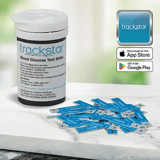 Trackstar 302-7110TS Blood Glucose Test Strips for Trackstar Smart Glucometer (50-Count)