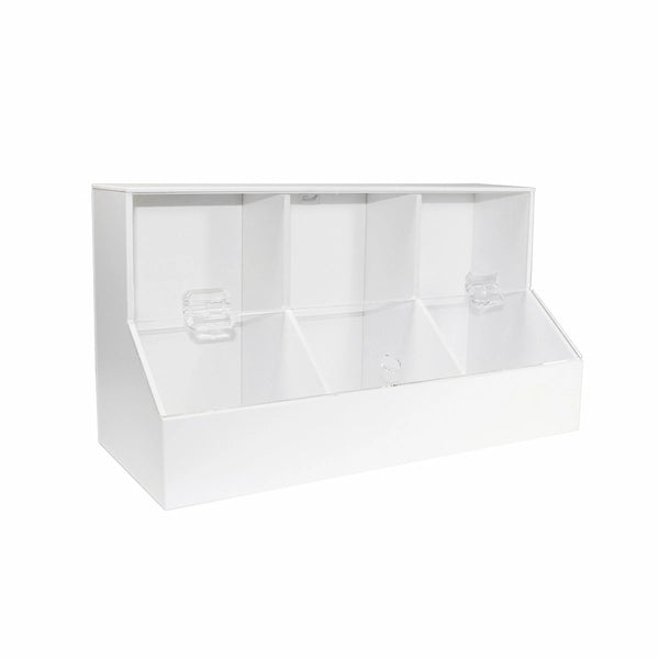 TrippNT 50005, Dispensing Bins with Lid, 3 Compartments