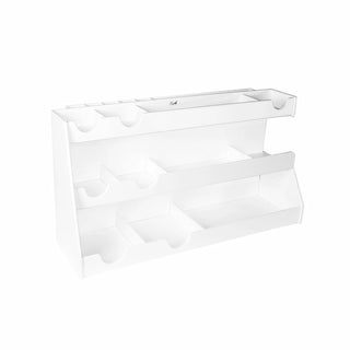 TrippNT 50014, Deluxe Bench Booster Workstation, 3 Shelf, 17 Compartment Organizer