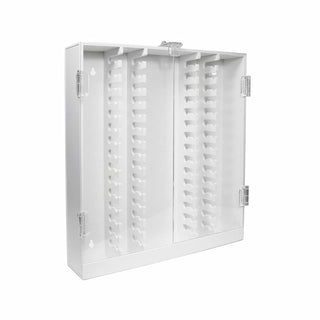 TrippNT 50973, HPLC 60 Column PVC Cabinet with Lockable Hinged Doors