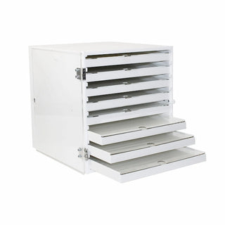 TrippNT 51409, HPLC 120 Column HDPE Cabinet with Lockable Hinged Door