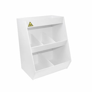 TrippNT 5188X, MRI Lab Storage Shelf with Bins (5 Bins and 10 Bins Options)