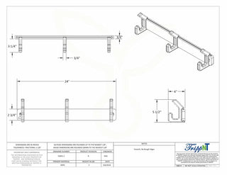 TrippNT 5394X, Adjustable Surgical Helmet Rack