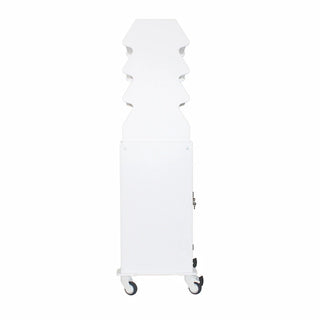 TrippNT 54056, Tall Slanted Suture Cart with Clear Lockable Door