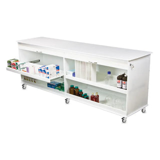 TrippNT Belize Lab Island Cart, White and Black Options