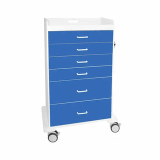 TrippNT 510XX, Procedure Cart – 6 Drawer Medical Storage Cart, Multiple Color Options